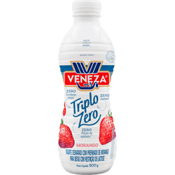 IOGURTE VENEZA TRIPLO GARRAFA 800G MORANGO ZERO